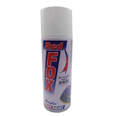 สีสเปรย์RedFox#40(200)ขาว